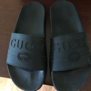 Gucci rubber sandals